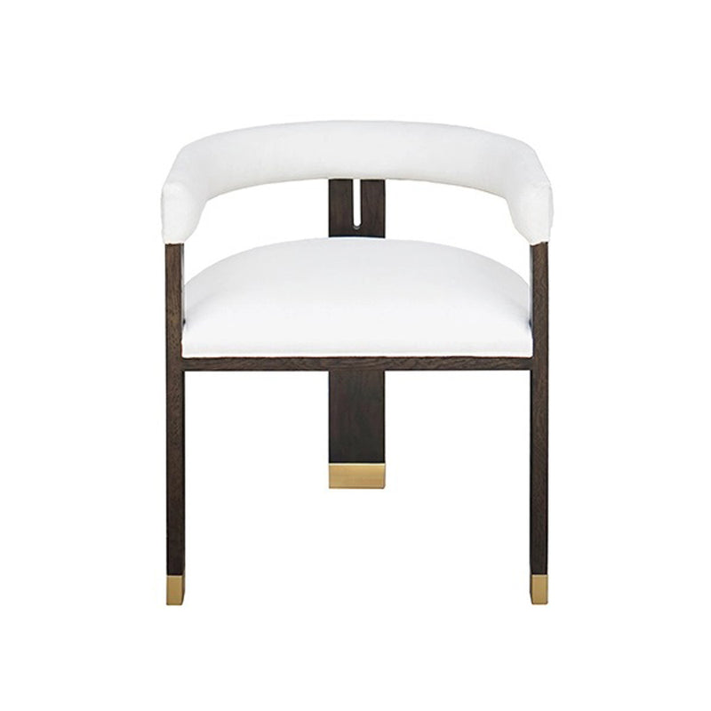 Upholstered Curve Dining Chair Joel