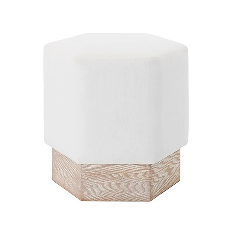 Linen Upholstered Stool Avery