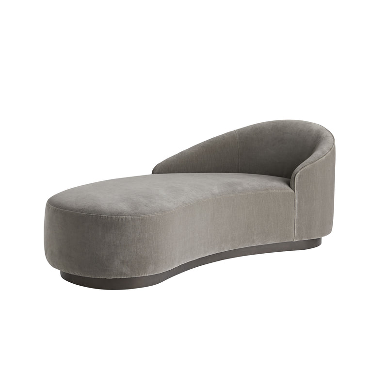 Velvet Left Arm Chaise Tania