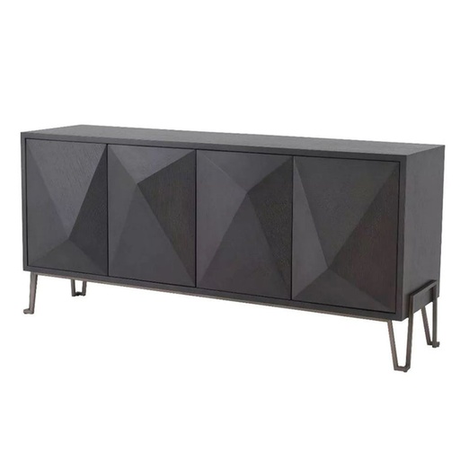 [oak-veneer-buffet-haim] Armario de chapa de roble Haim