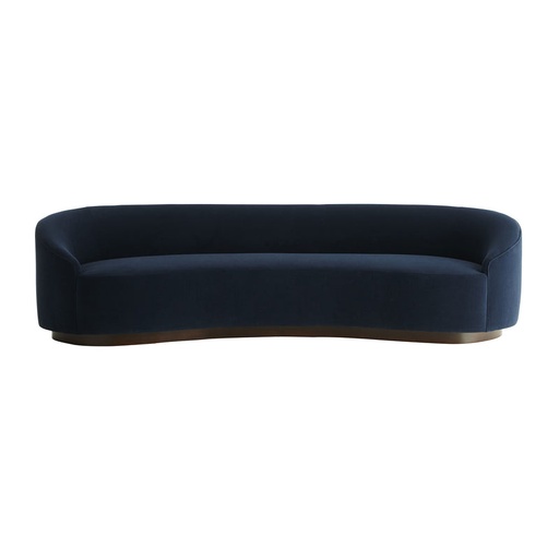 [velvet-sofa-tristan] Sofá de terciopelo añil Tristan