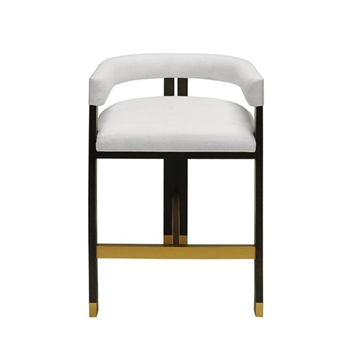 [upholstered-curve-counter-stool-cybill] Taburete de barra curvo tapizado Cybill